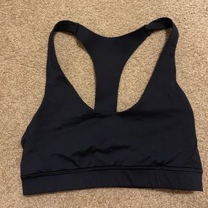 Black Lululemon sports bra